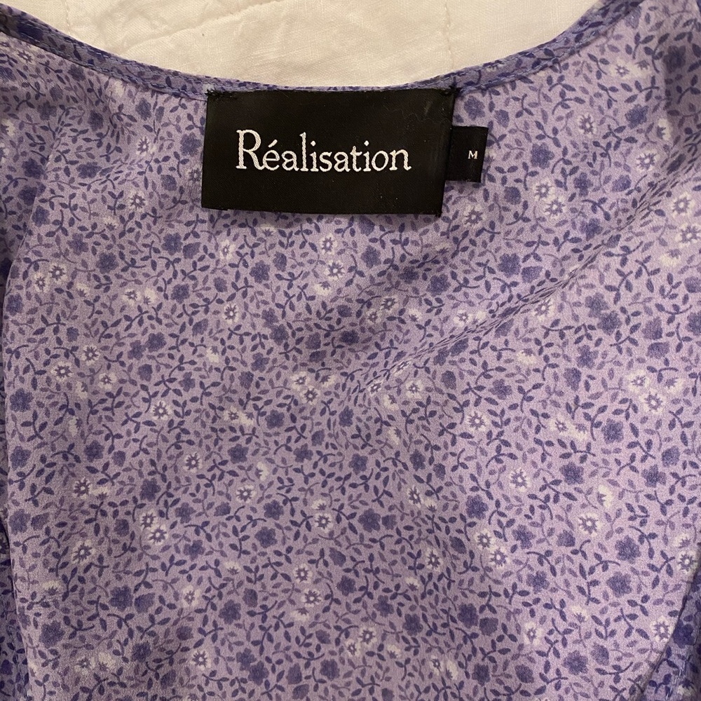 Realisation teale dress in purple haze